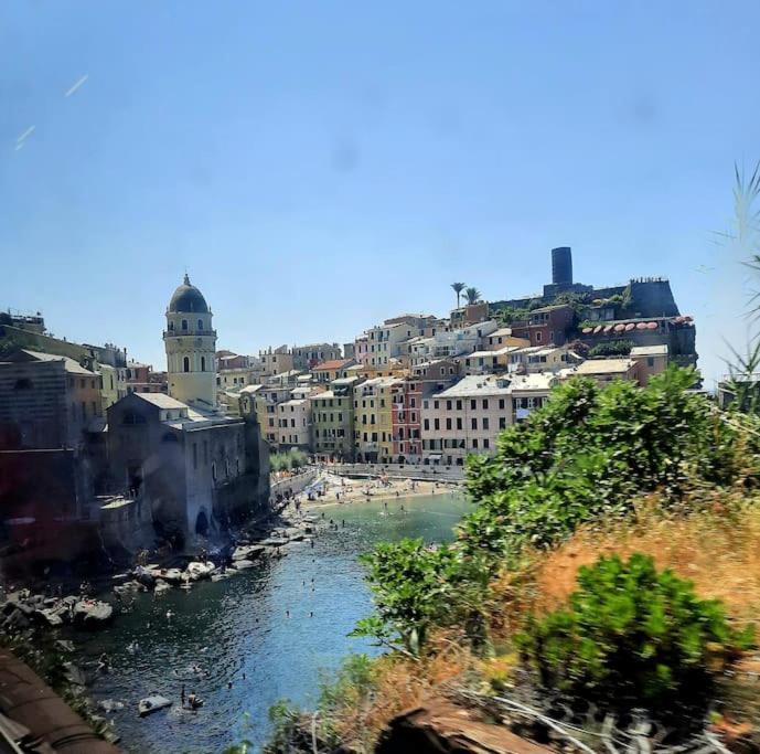 Ferienwohnung La Terrazza Sul Golfo Dei Poeti Con Vista Mare Pitelli Exterior foto