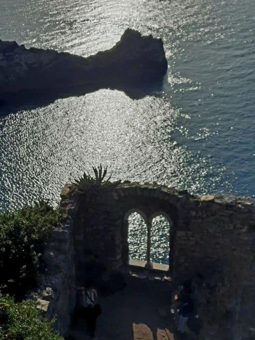 Ferienwohnung La Terrazza Sul Golfo Dei Poeti Con Vista Mare Pitelli Exterior foto