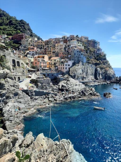 Ferienwohnung La Terrazza Sul Golfo Dei Poeti Con Vista Mare Pitelli Exterior foto