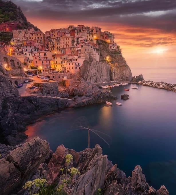Ferienwohnung La Terrazza Sul Golfo Dei Poeti Con Vista Mare Pitelli Exterior foto