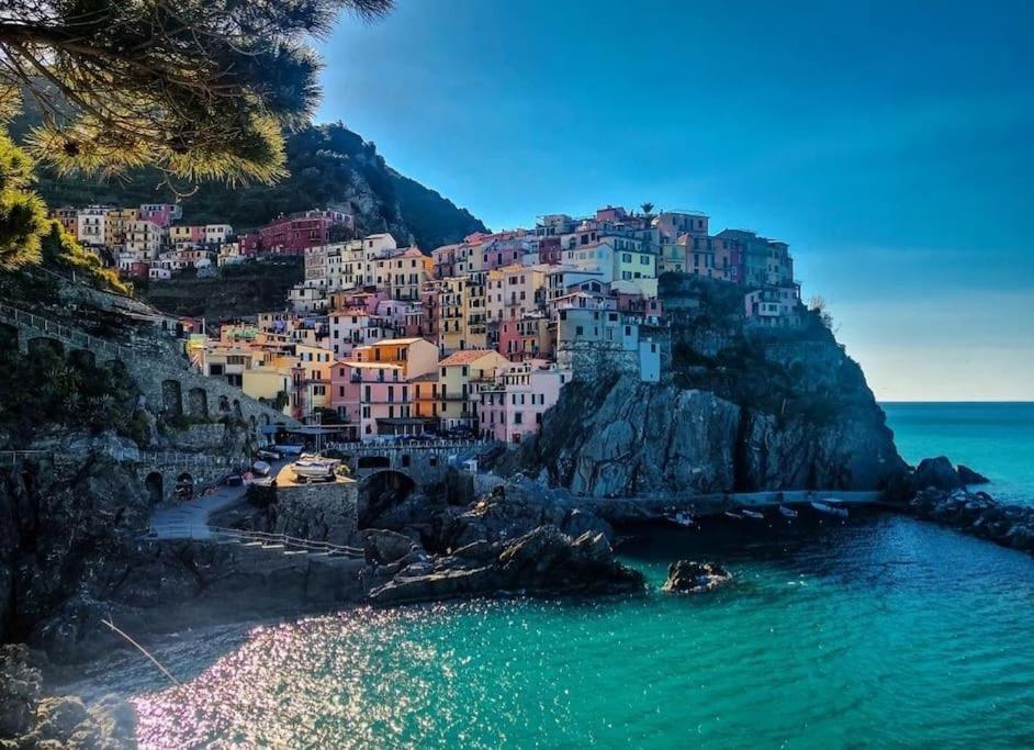 Ferienwohnung La Terrazza Sul Golfo Dei Poeti Con Vista Mare Pitelli Exterior foto