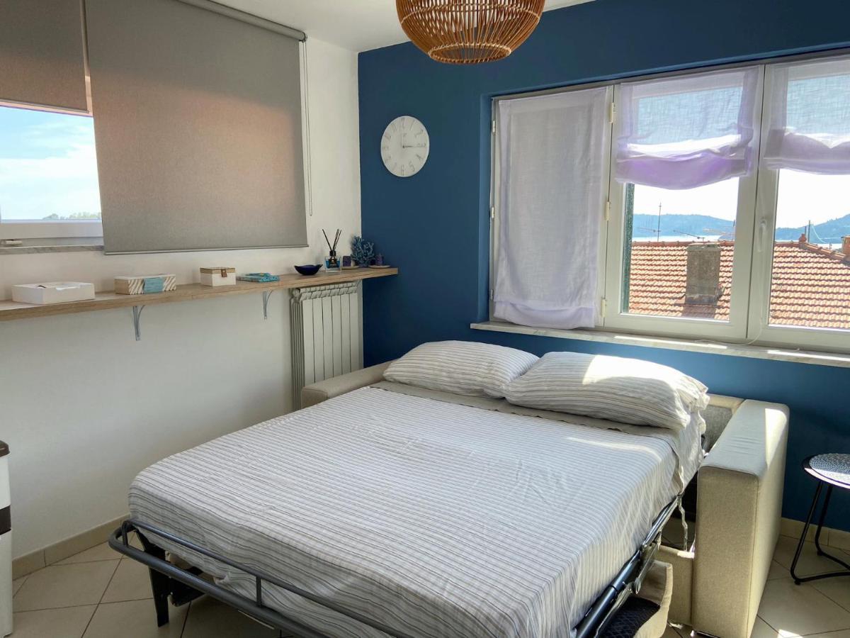 Ferienwohnung La Terrazza Sul Golfo Dei Poeti Con Vista Mare Pitelli Exterior foto