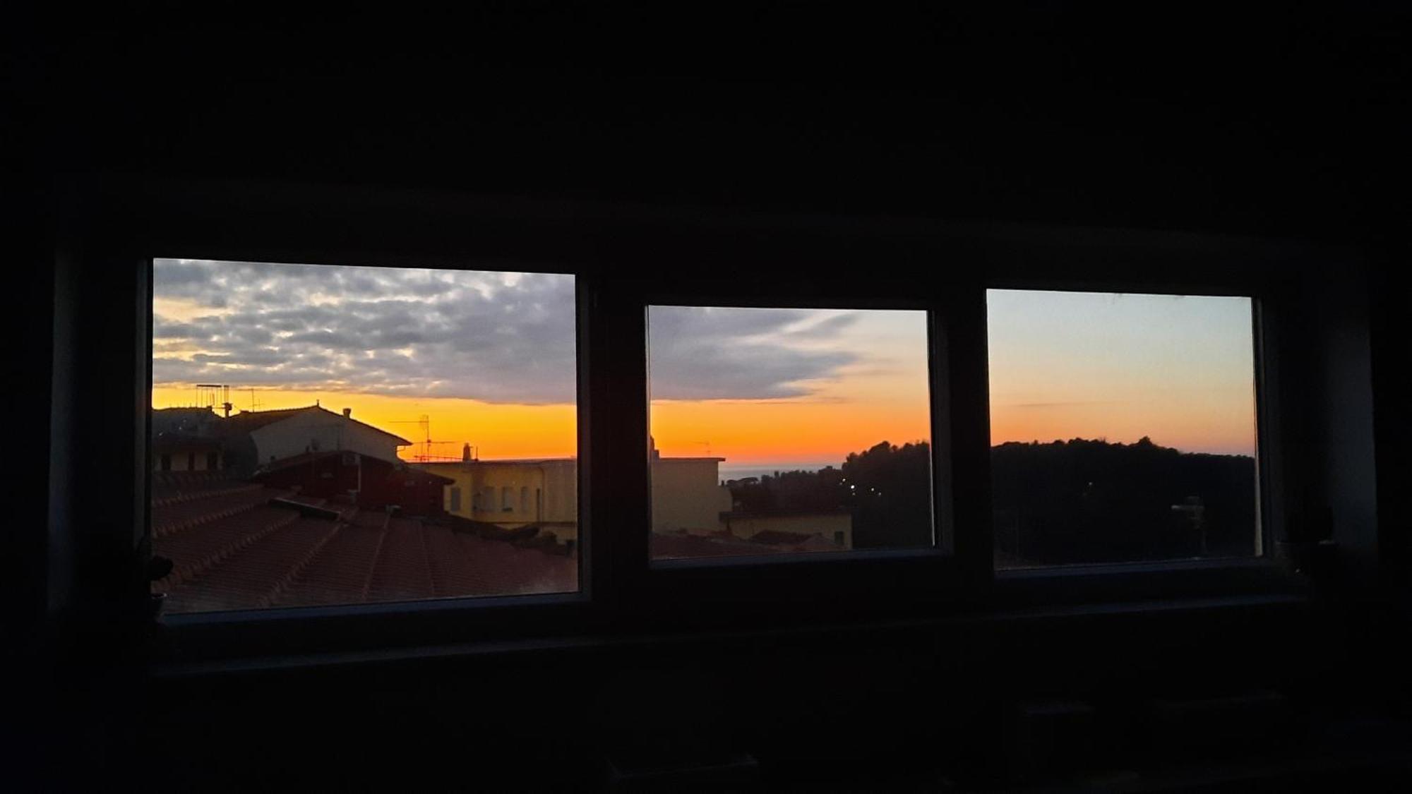 Ferienwohnung La Terrazza Sul Golfo Dei Poeti Con Vista Mare Pitelli Exterior foto